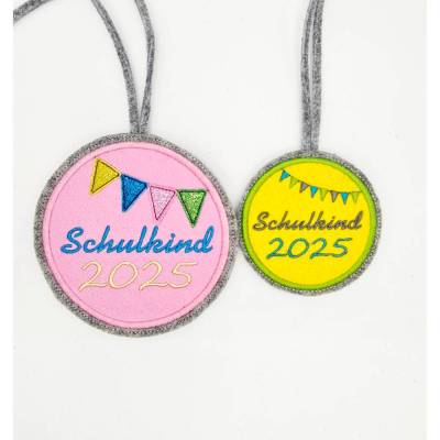 Schultüten Anhänger Stickdatei ITH