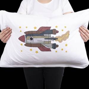 Stickdatei Rakete 14x20 / 16x26 scribble art Bild 5