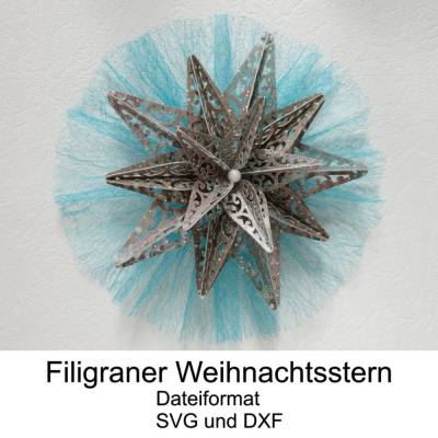 Filigraner Weihnachtsstern