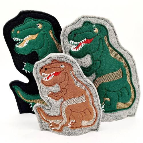 Stickdatei Dinosaurier T-Rex ITH 15x15 und 16x26