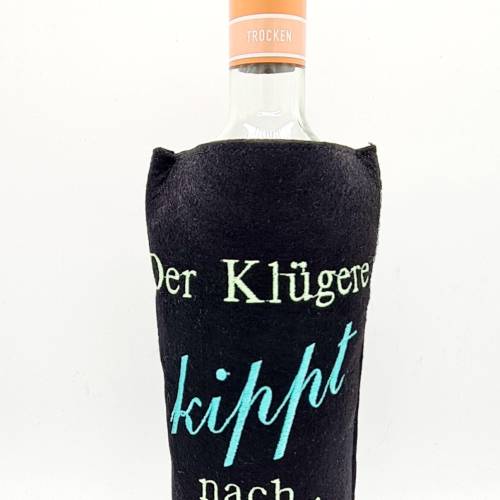 Stickdatei Weinmanschette Spruch 6 ITH