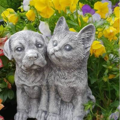 Latexform Latexgießform Katze und Hund Mold 