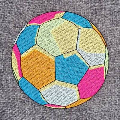 Stickdatei Fussball 3 Größen Fußball