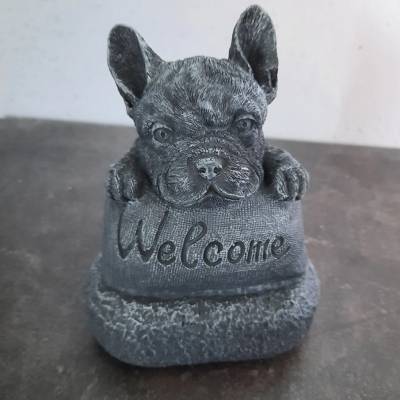 Latexform Latexgießform Welcome Bulldogge Mold 