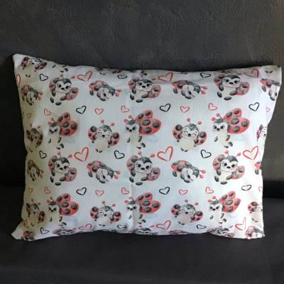 Kissenbezug Kissenhülle Kissen Kinderkissen 30 x 40 cm  - Marienkäfer