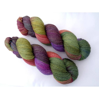 Toskana - handgefärbtes Merino Lacegarn 100g/630m, Strickgarn, Webgarn, Garn 100% Wolle