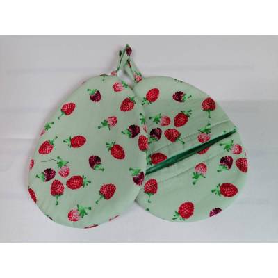 Topfhandschuhe - Topflappen - Ofenhandschuhe 100% Baumwolle