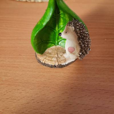 Latexform Latexgießform Igel im Blatt