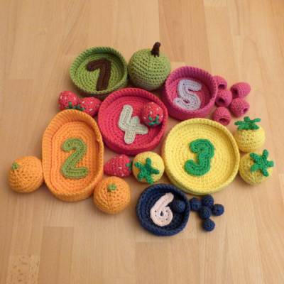 Häkelanleitung Wurf- und Sortierspiel 