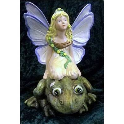 Latexform Latexgießform Elfe auf Frosch Mold 