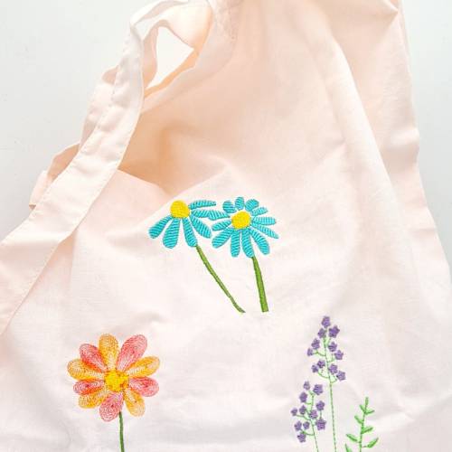 Stickdatei Blumen Frühling Set