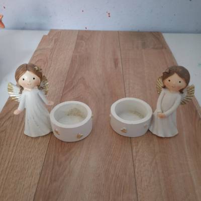 Latexform Latexgießform Engel Teelichthalter verschränkte Hände Mold 