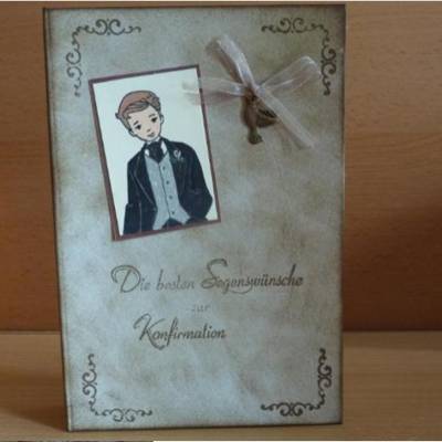 Geschenkverpackung Konfirmation - Buch