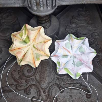 Bastelset Blätter Pastell – Origami Faltblätter, Motivpapier quadratisch, 128 Blatt