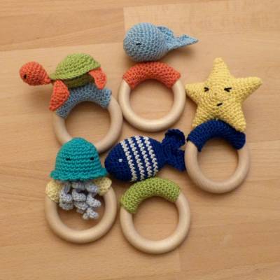 Häkelanleitung Rassel-Greiflinge 