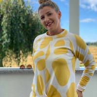 PDF Schnittmuster Damen Pullover oder Hoodie Größe 32-62 mit Twist/Knoten, Kapuze oder Rundhals, deutsche Nähanleitung Bild 6