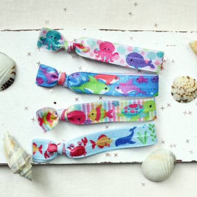 Dehnbares Kinderarmband mit bunten Meerestieren – Gastgeschenk & Mitgebsel für Kindergeburtstag