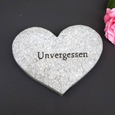 Grabdekoration Grabschmuck Herz Unvergessen