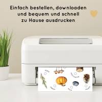 Herbst Schatzsuche im Wald für Kinder zum Ausdrucken, Wald Suchspiel Druckvorlage Bild 6