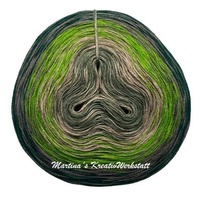 Bobbel Farbverlaufsgarn Waldspaziergang