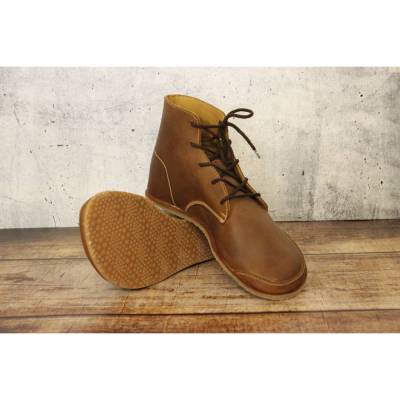 Waldschrat / Braun / handgemachte Barfußschuhe / nachhaltige Minimalschuhe / breite Zehenbox / made in Germany