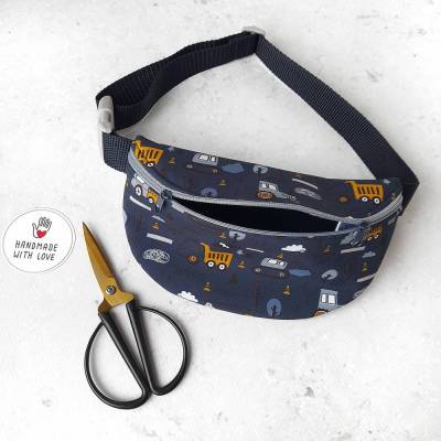 Geschenkidee Für Kinder: kleine Bauchtasche für Fahrzeug-Fans ab ca. 3 Jahren