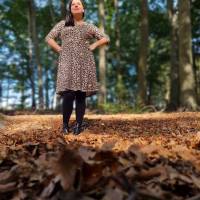 PDF Schnittmuster Damen Kleid Größe 32-62 mit Ärmeln oder ärmellos, mit Taschen und ausgefallenem Oberteil Bild 3