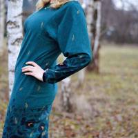 PDF Schnittmuster Damen Shirt / Pullover / Kleid Größe 32-62 mit ausgefallenen Ärmeln, deutsche Nähanleitung Bild 3