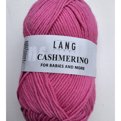 50g Lang Yarns Cashmerino for Babies and more, Fb 19, pink, Merino extrafine, Kashmir,  PolyacrylLL 125m