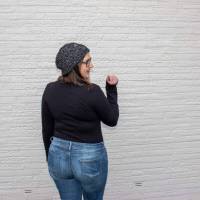 PDF Schnittmuster Damen Rollkragenpullover Größe 32 - 62 Rolli eng mit 2 Ärmeln, deutsche Nähanleitung Bild 7