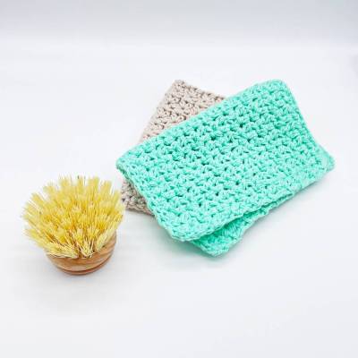 Spültuch Spüllappen Baumwolle Reinigung wiederverwendbar ökologisch waschbar Einzug Geschenk Wohnung Haus