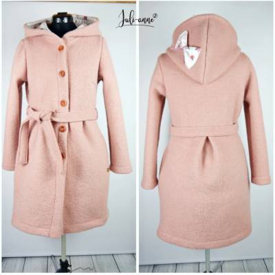Dicker Damen BIO Walk Mantel / Jacke Jumi Rosa Altrosa Ash Rose