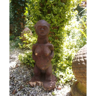 Fruchtbarkeitsfigur Göttin Unikat Holzfigur Figur Holz Primitivkunst