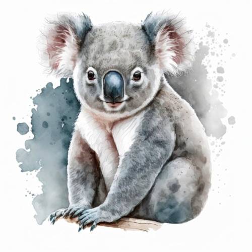 Bügelbild Koalabär Koala Aufbügler Kinder Schultüte Applikation