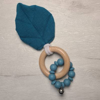 Baby Greifling Blatt mit Glöckchen