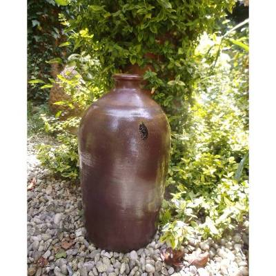 Antik Steingut Flasche Krug Steinzeug Landhaus Cottage