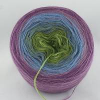 100% Schurwolle Merino extrafein Bobbel Farbverlauf Wolke 7 Happy Birthday 4-fädig Bild 1