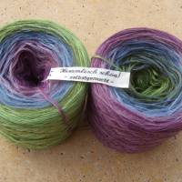 100% Schurwolle Merino extrafein Bobbel Farbverlauf Wolke 7 Happy Birthday 4-fädig Bild 2