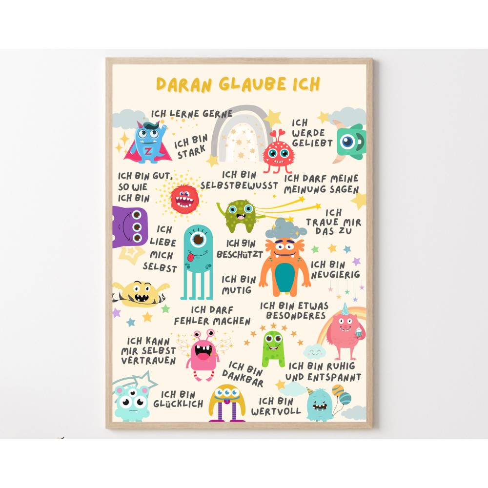 Einschulung Poster Personalisiert - Wandbild Für Kinderzimmer Mit Namen