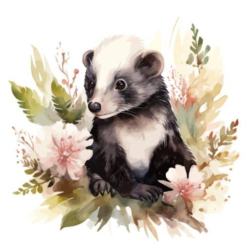 Bügelbild Dachs Aufbügler Kinder Schultüte Applikation