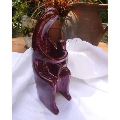 Madonna Jesuskind Mutter Gottes Rosenthal Kunstabteilung Selb Statue Modernist Abstrakt