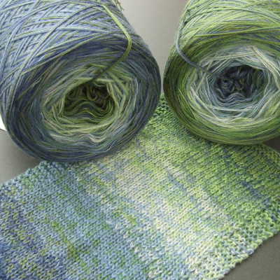 100% Schurwolle Merino extrafein Bobbel Schatten Wolke 7 Kurt 4-fädig