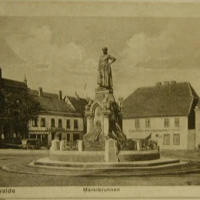Arnswalde,Marktbrunnen ,um 1910