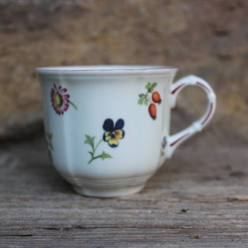 Kaffeetasse Petite Fleur Villeroy & Boch / Ersatzteil im Neuzustand