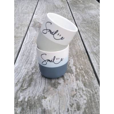 Becher  * Smile *  Steingut * 20 cl