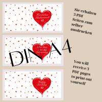 Duplo Banderolen 40. Geburtstag | Geschenk Du Botschaften | Geschenkidee Last Minute | Digitaler Download Bild 6