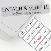 Duplo Banderolen 45. Geburtstag | Geschenk Du Botschaften | Geschenkidee Last Minute | Digitaler Download Bild 4