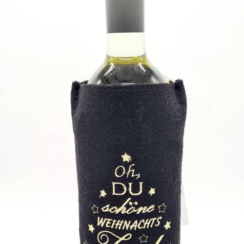 Stickdatei Weinmanschette Weihnachten ITH