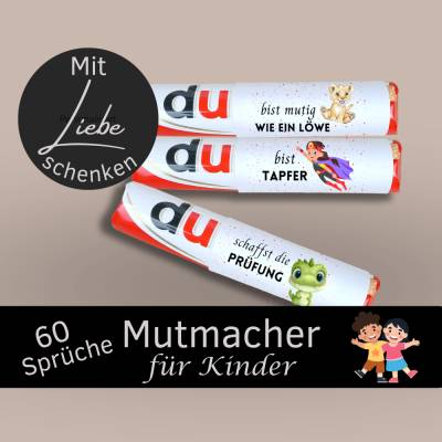 Duplo Banderole Mutmacher für Kinder | Geschenk Du Botschaften | Geschenkidee Last Minute | Digitaler Download
