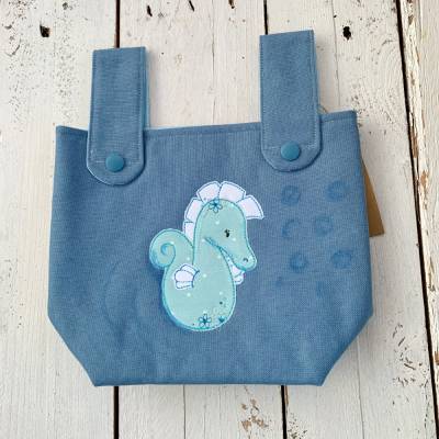 Lenkertasche für Laufrad, Rädchen, ... Seepferd